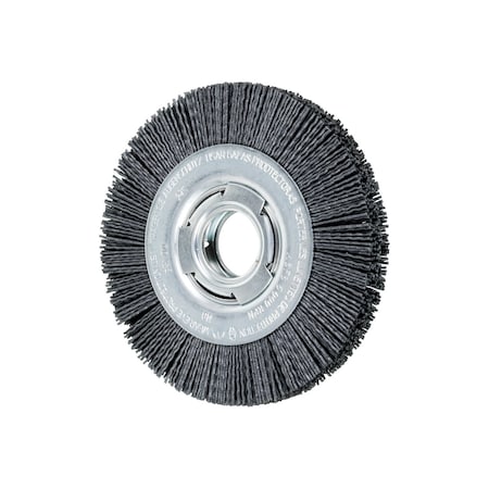 Pferd Wheel Brush, Wide Face, .040SiC, 120Grit, 6 83700